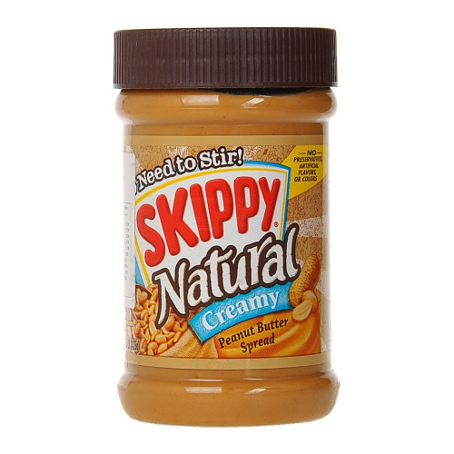 detail Skippy Natural Creamy Peanut Butter 425 g