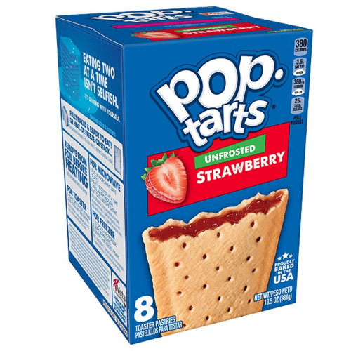 detail Pop Tarts Unfrosted Strawberry 384 g