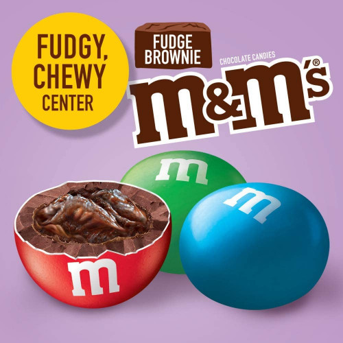 detail M&M´s Fudge Brownie 40 g