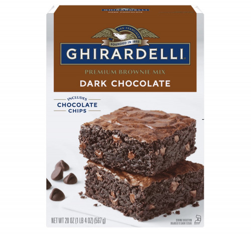 detail Ghirardelli Dark Chocolate Brownie Mix 567 g