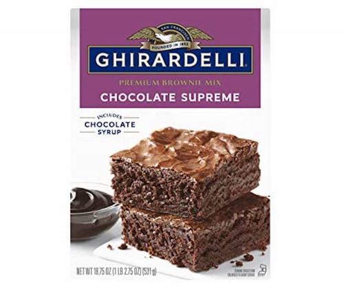 detail Ghirardelli Chocolate Supreme Brownie Mix 531 g