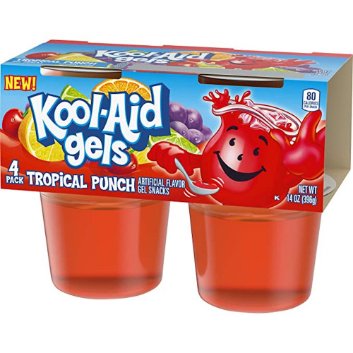 detail Kool-Aid Gels Tropical Punch 4 Pack 396 g
