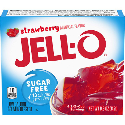 Jell-O Strawberry Sugar Free 8,5 g
