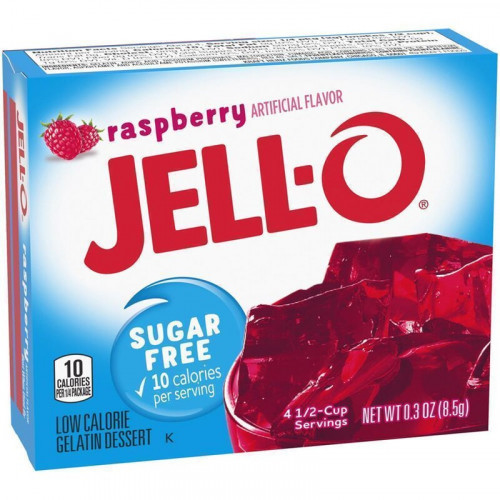 detail Jell-O Raspberry Sugar Free 8,5 g