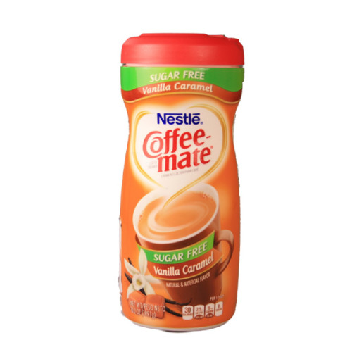 detail Coffee Mate Vanilla Caramel Suger Free 289 g