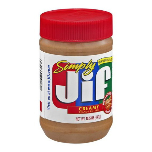 detail Jif Simply Creamy Peanut Butter 440 g