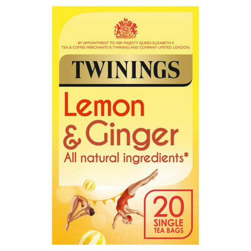 detail Twinings Lemon Ginger Tea 20 Tea Bags 30 g