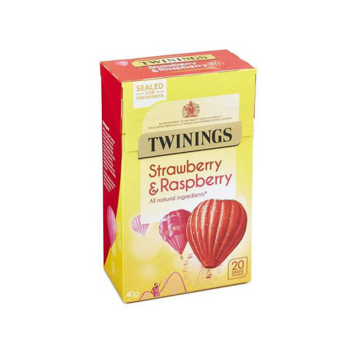 detail Twinings Strawberry and Raspberry 20 Tea Bags 40 g