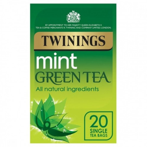 detail Twinings Green Tea Mint 20 Tea Bags 40 g