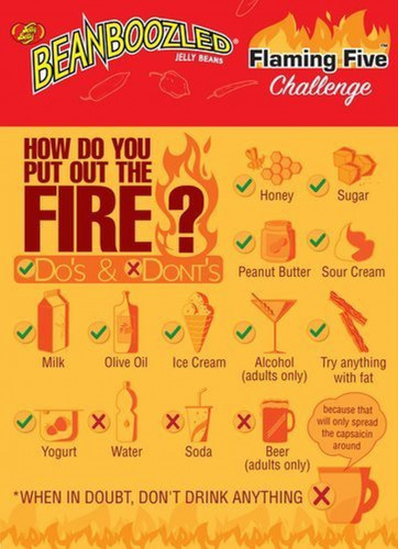 detail Jelly Belly Bean Boozled Flaming Five 45 g