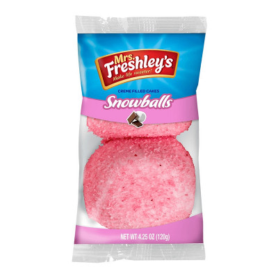 Mrs Freshleys Pink Snowballs 120 g