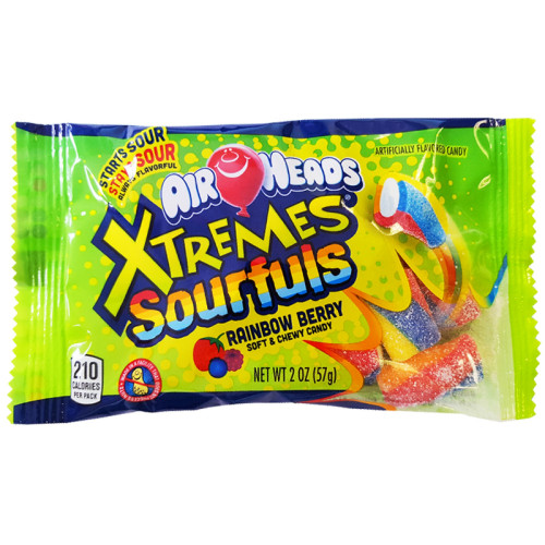detail Airheads Xtremes Sourfuls Rainbow Berry 57 g