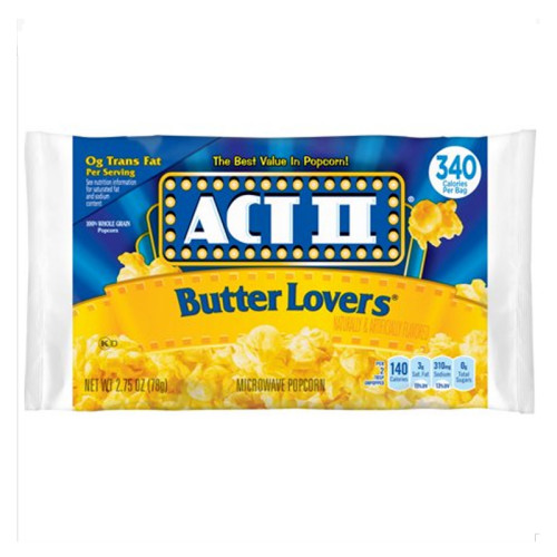detail Act II Butter Lovers Popcorn 78 g