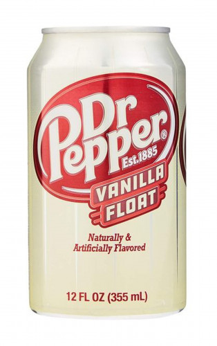 detail Dr. Pepper Vanilla Float limited edition 355 ml