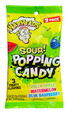 Warheads Sour Popping Candy 21 g