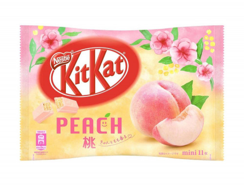 detail Kit Kat Mini Peach 139 g
