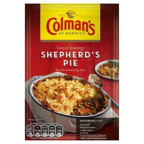 detail Colmans Shepherd's Pie 50 g