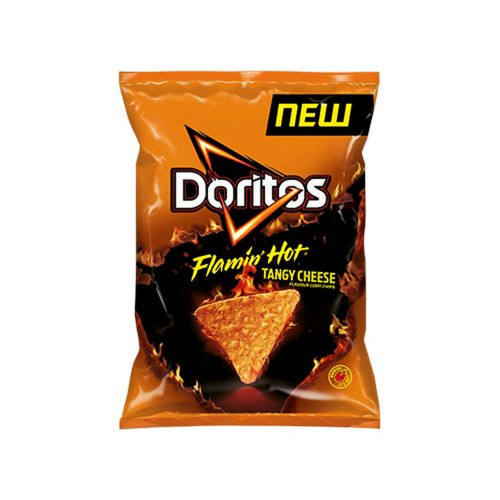 detail Doritos Flamin´Hot Tangy Cheese 150 g
