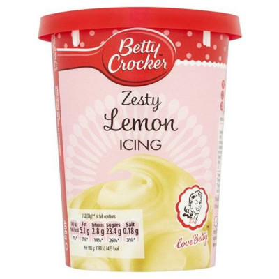 Betty Crocker Zesty Lemon Icing 400 g