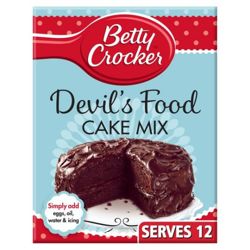 detail Betty Crocker Devils Food  Cake Mix 425 g