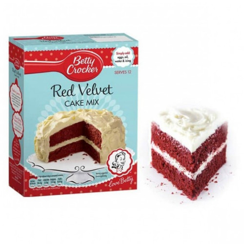 detail Betty Crocker Red Velvet  Cake Mix 425 g