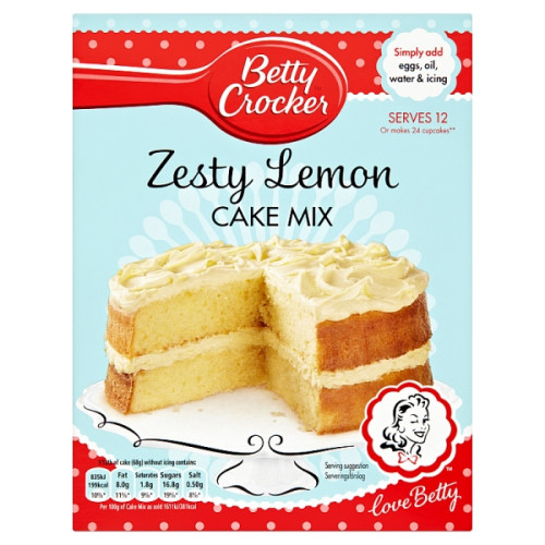 detail Betty Crocker Zesty Lemon Cake Mix 425 g