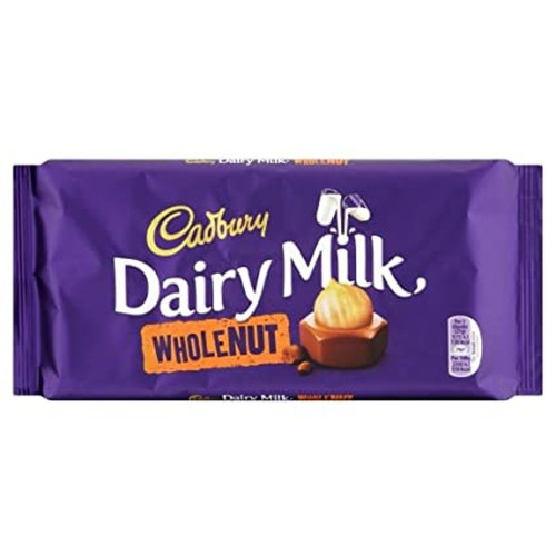 detail Cadbury Dairy Milk Wholenut 120 g