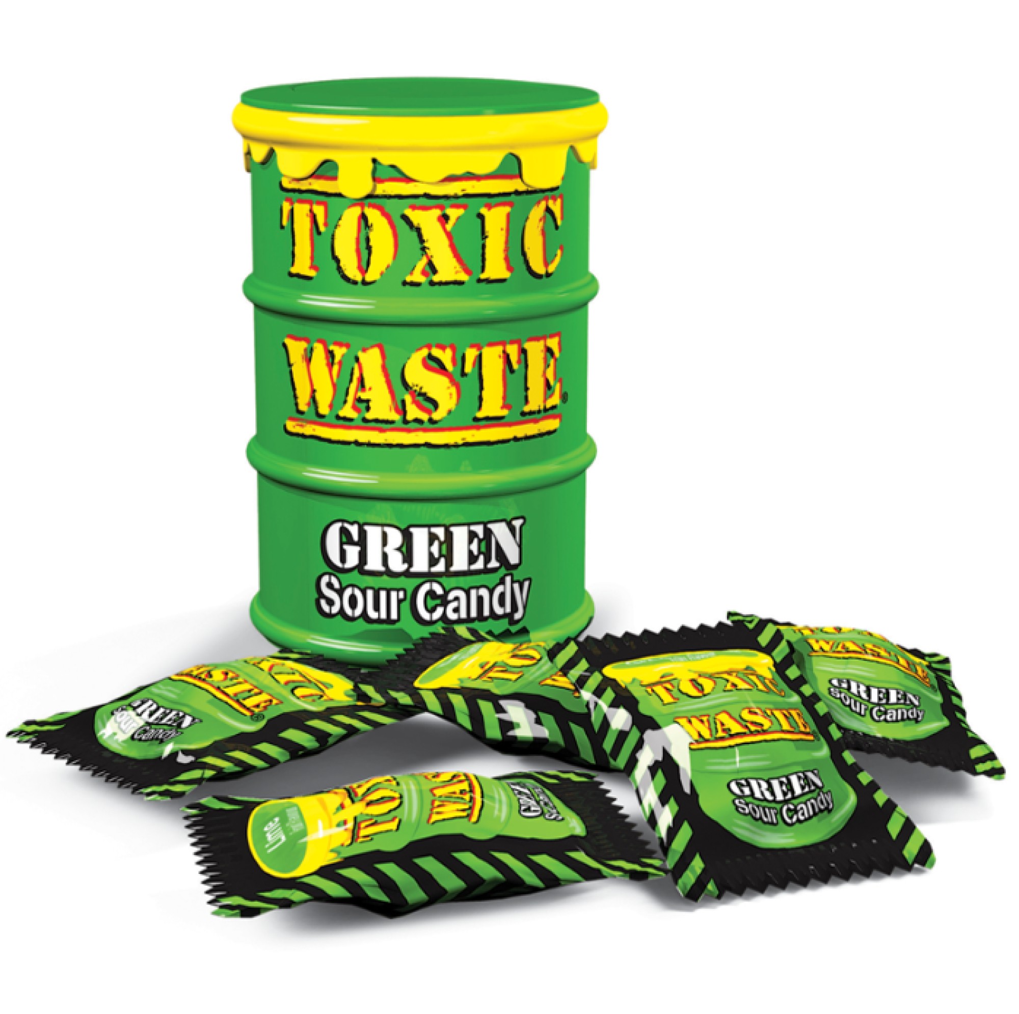 Toxic Waste Green Drum 42 g | Candy Store