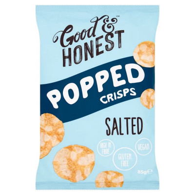 Good&Honest Popped Crisps Sea Salt 85 g