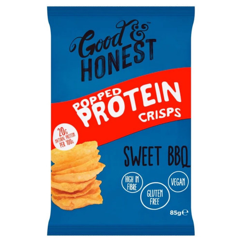 detail Good&Honest Sweet BBQ Protein Crisps 85 g