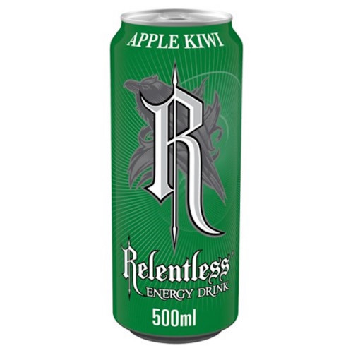 detail Relentless Apple & Kiwi Energy Drink 500 ml
