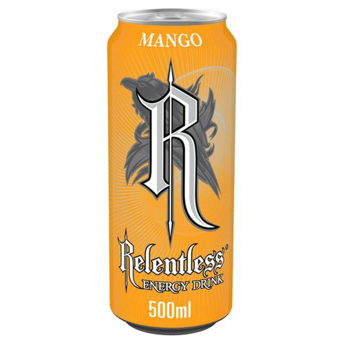 detail Relentless Mango Energy Drink 500 ml