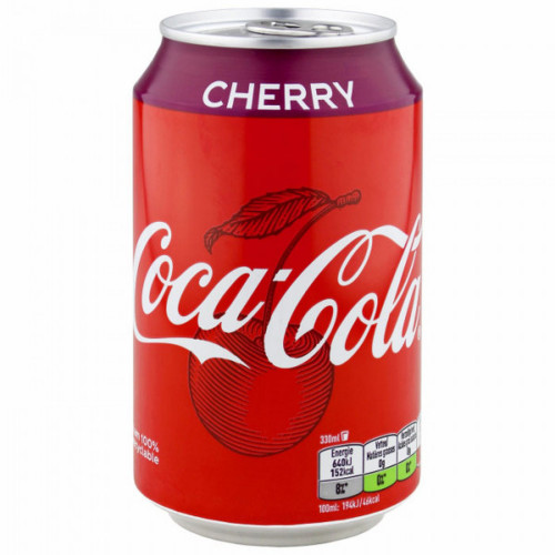 detail Coca Cola Cherry 330 ml