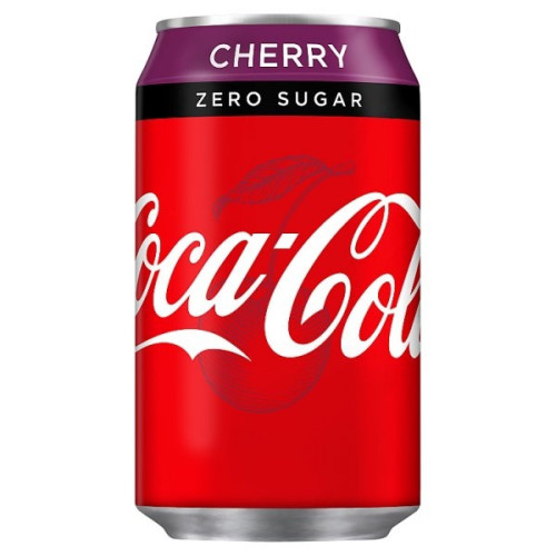detail Coca Cola Cherry Zero Sugar 330 ml