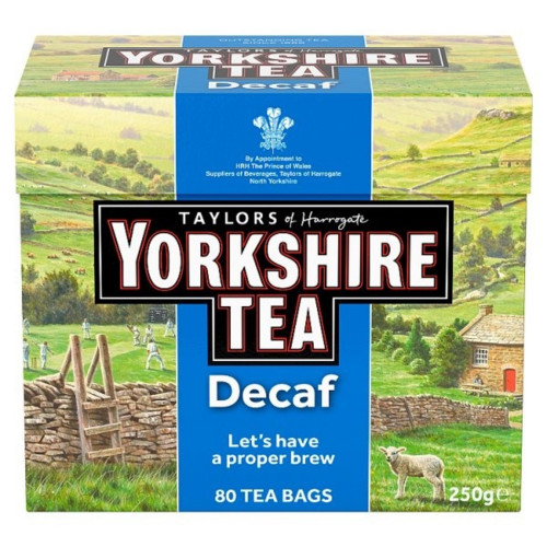 detail Yorkshire Tea Decaf 80 Tea Bags 250 g