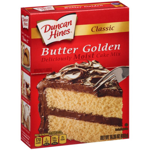 detail Duncan Hines Butter Golden Cake Mix 432 g