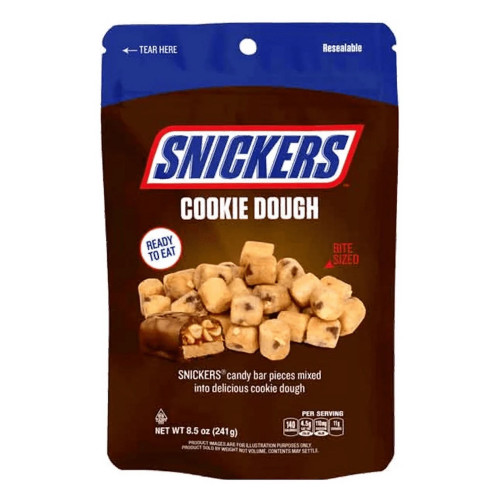 detail Snickers Cookie Dough 241 g