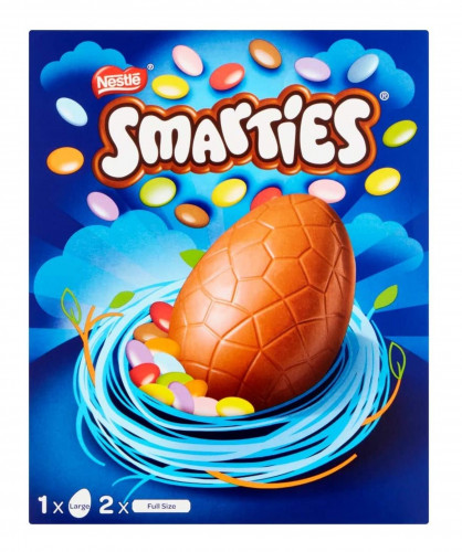 detail Smarties Egg 256 g