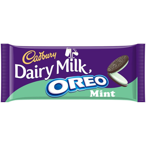 detail Cadbury Oreo Mint 120 g