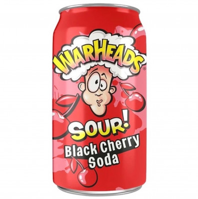 Warheads Black Cherry Soda 355 ml
