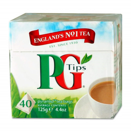 detail PG Tips 40 Teabags 116 g