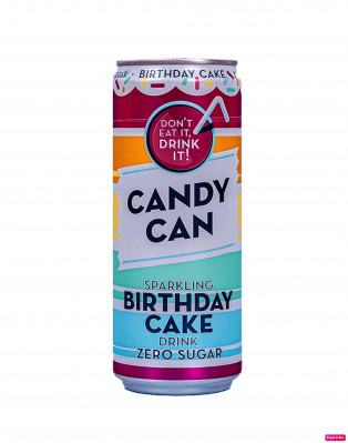 Candy Can Sparkling Birthday Cake 330 ml
