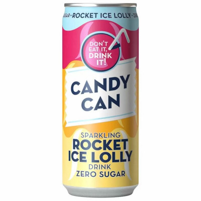 Candy Can Sparkling Rocket Ice Lolly 330 ml