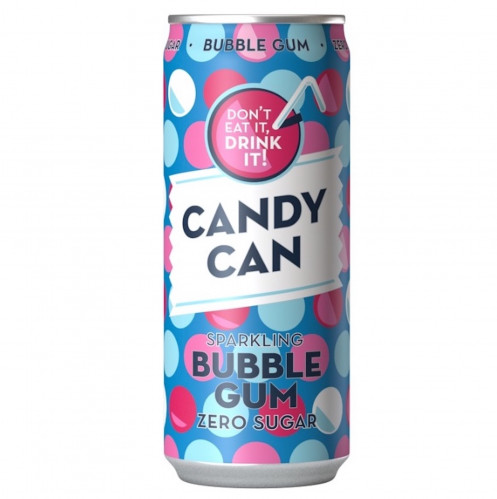 detail Candy Can Sparkling Bubble Gum 330 ml