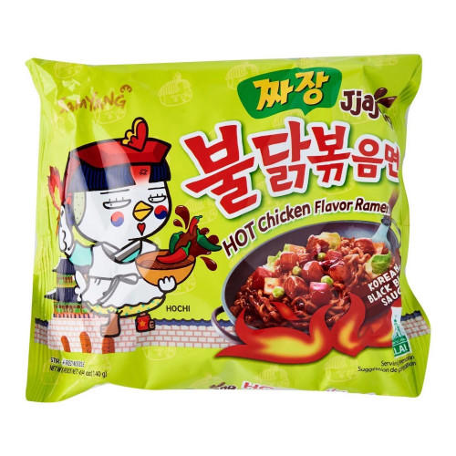 detail Samyang Hot Chicken Jjajang Bean Ramen 140 g