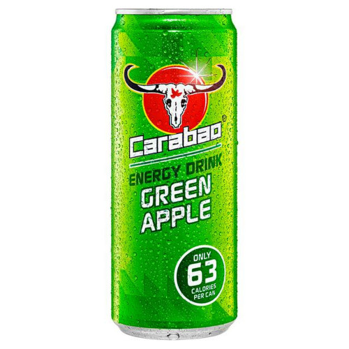 detail Carabao Energy Green Apple 330 ml