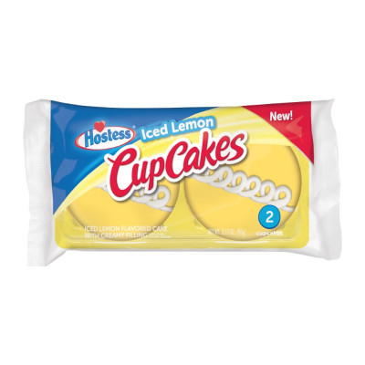 Hostess Iced Lemon Cupcakes 90 g