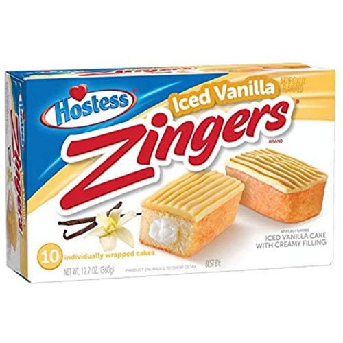 detail Hostess Zingers Iced Vanilla 360 g