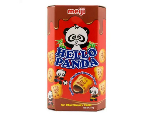 detail Japanese Meiji Hello Panda Chocolate 50 g