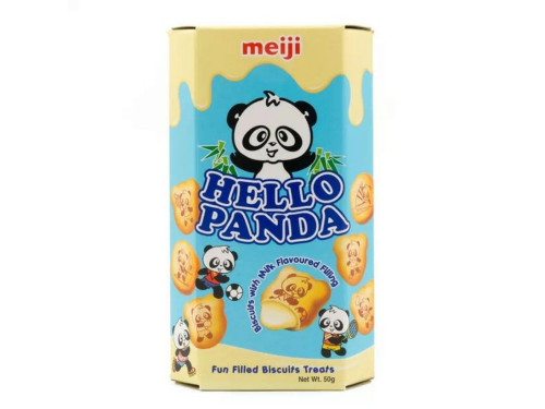 detail Japanese Meiji Hello Panda Milk 50 g